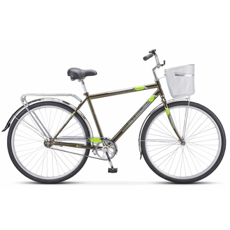 Велосипед городской Stels Navigator-300 С 28" Оливковый/Зеленый/Серый 20" 2024